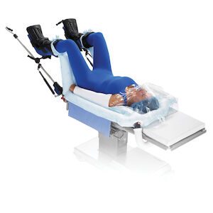 Model 585 Lithotomy Warming Blanket, 74" x 36" with Drape, 24" x 24"